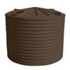 Clark Tanks 10000L Round Poly Water Tank - Autumn Brown