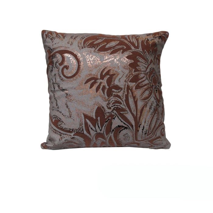 Rapee Moonlight Chocolate Metallic Print Cushion Cover