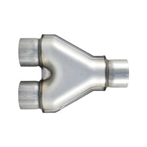 Aluminised Steel 3 Inch I.D. Y Merge Exhaust Pipe