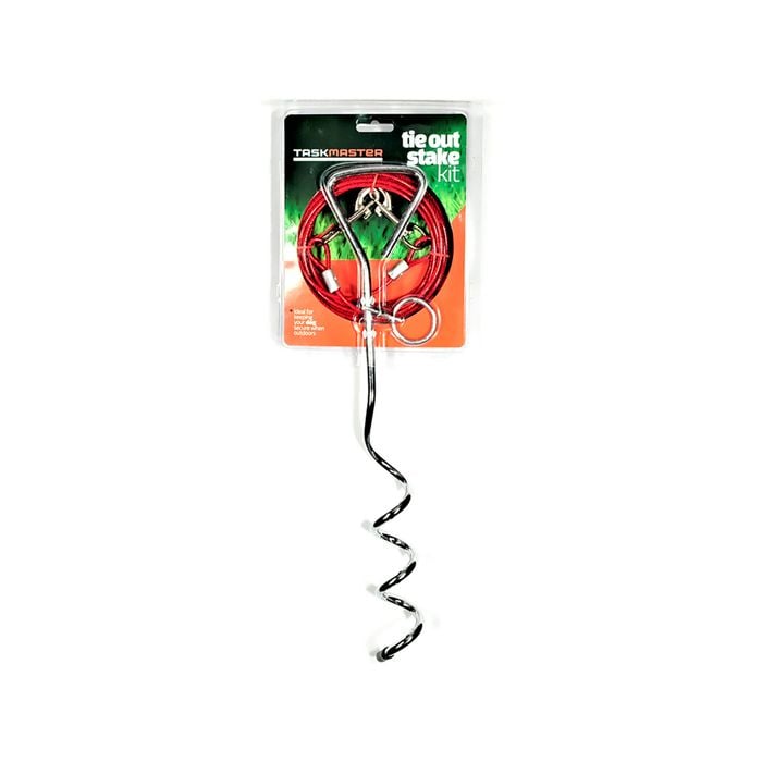 Taskmaster 4mm x 4m Tie Out Stake Kit