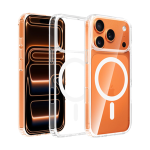 For Apple iPhone 17 Pro 6.3-inch Crystal Clear Case Compatible with MagSafe