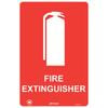 Pinnacle 300 x 200mm Poly Fire Extinguisher With Picto