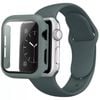Silicone Sports Watch Band Strap + Case Set - For Apple iWatch [42mm Series 3] (Green)