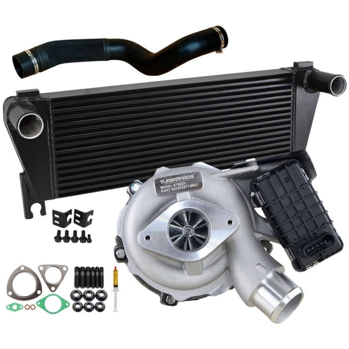 Upgrade Billet Turbo Charger With 70mm Intercooler & Hose For Mazda Bt50 Up 3.2l 2011-2015