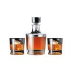 Alex Liddy Grand Cru 3 Piece Whisky Decanter Set