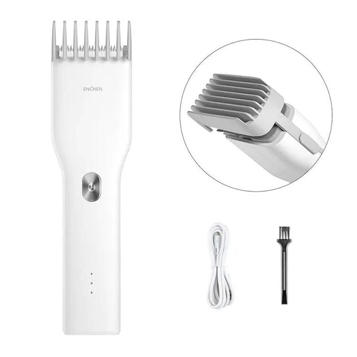 NNEOBA Boost Professional Cordless Hair Clipper Ceramic Blade White