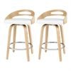Artiss Bar Stools PU Cushion 2 Pack