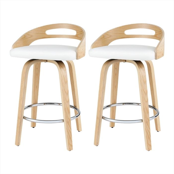 Artiss Bar Stools PU Cushion 2 Pack