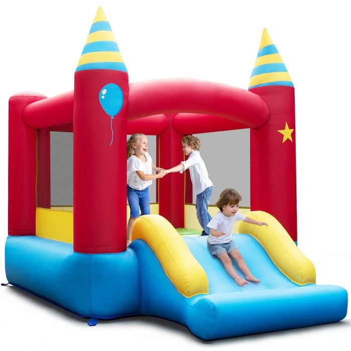 Costway Kids Inflatable Jumping Castle Bouncer -  No Blower