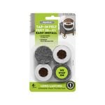Slipstick 38mm Ultimate Floor Protection Tap-In Felt Feet - 4 Pack