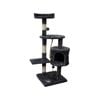 Furtastic 135cm Cat Tree Scratching Post - Dark Grey