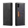 Leather Wallet Magnetic Cover Flip Case - For Apple iPhone XS Max (Black)