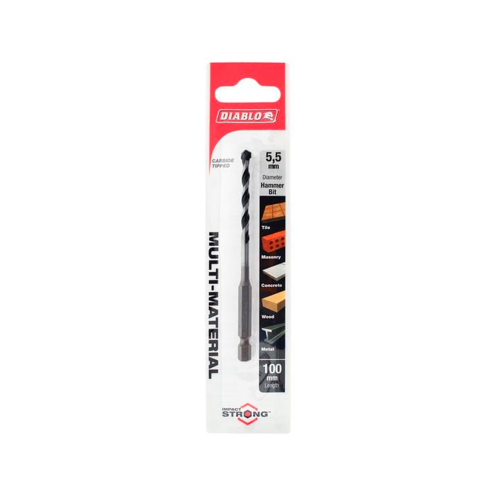 Diablo 5.5 x 100mm Multi-Material Drill Bit