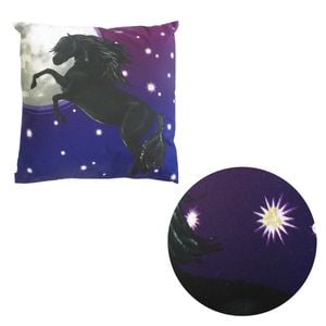 Mystic Mare Purple Print Square Filled Cushion 40 x 40 cm