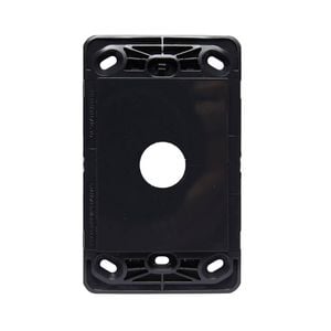 HPM VIVO Grey 1 Gang Wall Switch - Grid Only 