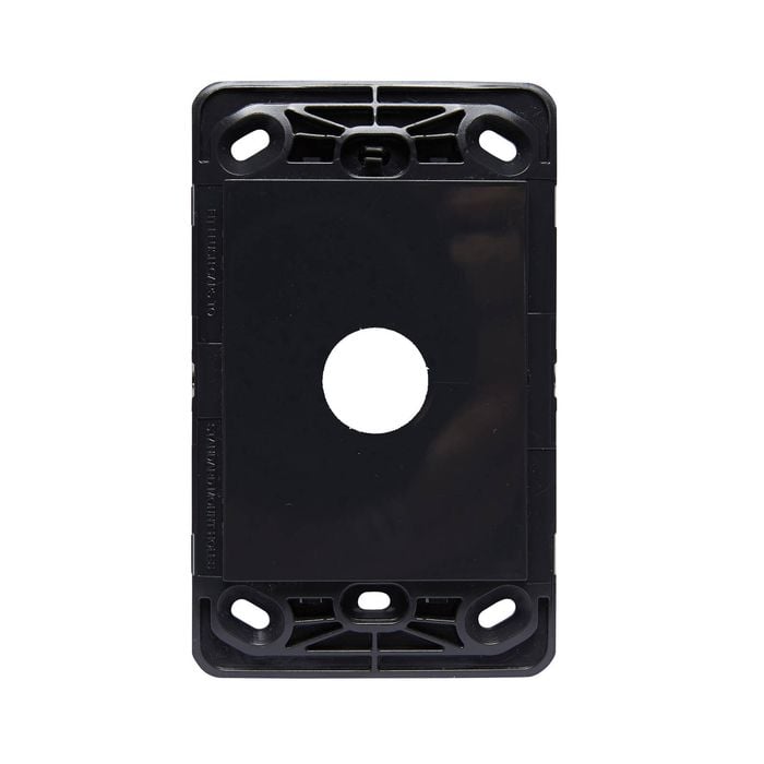 HPM VIVO Grey 1 Gang Wall Switch - Grid Only 