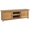 vidaXL TV Cabinet Solid Teak 120x30x40cm Entertainment Unit Lowboard Stand