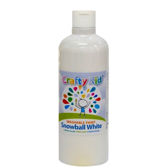 Boyle 500ml Snowball White Crafty Kid Washable Paint