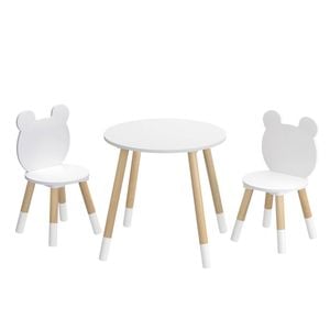 Keezi 3PCS Kids Table and Chairs Set