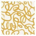 Squiggle Yellow/White Wallpaper  53cm x 10.05m