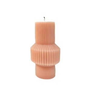 Urban Ripple Abstract 15cm Vanilla Scented Candle Home Fragrance - Rose