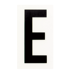 Sandleford 85 x 55mm E Black and White Self Adhesive Letter