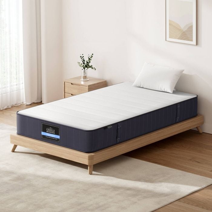 Giselle Bedding Tight Top Mattress 20cm Single Bed Pocket Spring Hybrid Mattresses