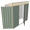 Build-a-Shed 0.8 x 2.3 x 2m Skillion Dual Hinged Door Shed - Green