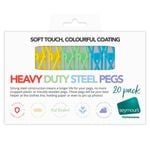 Seymours PVC Coated Steel Pegs - 20 Pack