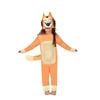 Bingo Halloween Costume for Kids Official Bluey Red Heeler Jumpsuit with Mask Orange Colour, 3-5-YRS