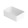 Inabox 2.7L White Cotton Stackable Organiser