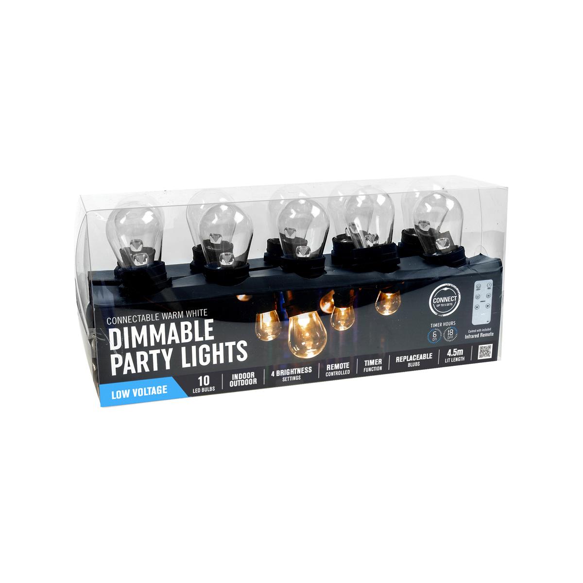 Lytworx 10 Warm White Dimmable Party Lights - Bunnings New Zealand