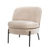 Oikiture Armchair Lounge Chair Accent Couch Chairs Padded Sofa Boucle Beige