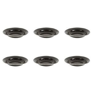 6PK Wildtrak Premium Enamel Soup Plate Glassware Outdoor Camping 22x22x4cm