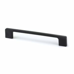 Sylvan 160mm Hilton Black Cabinet Handle - Black