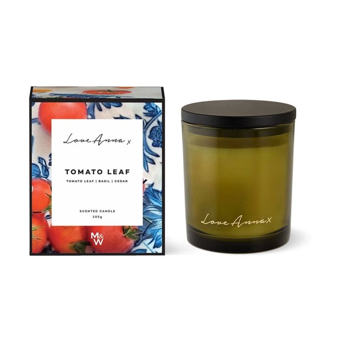 Love Anna X Botanika Kitchen Delights Fragrance Candle 205g - Tomato Leaf