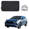 Front Windscreen Sun Shade for Toyota Kluger 2021 - Current (XU70) - Standard 150 x 85 cm - Black