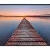 Old Wooden Pier at Sunset   Print 100% Australian Made 120x90cm  (Poster)