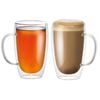 Barista Cafe Double Wall Thermal Glass Mug Set of 2 Baccarat
