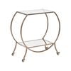 Cooper & Co. Oliver 86cm Steel Arch Bar Cart Brass