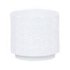 18 x 17cm White Dash Ceramic Pot - 180mm