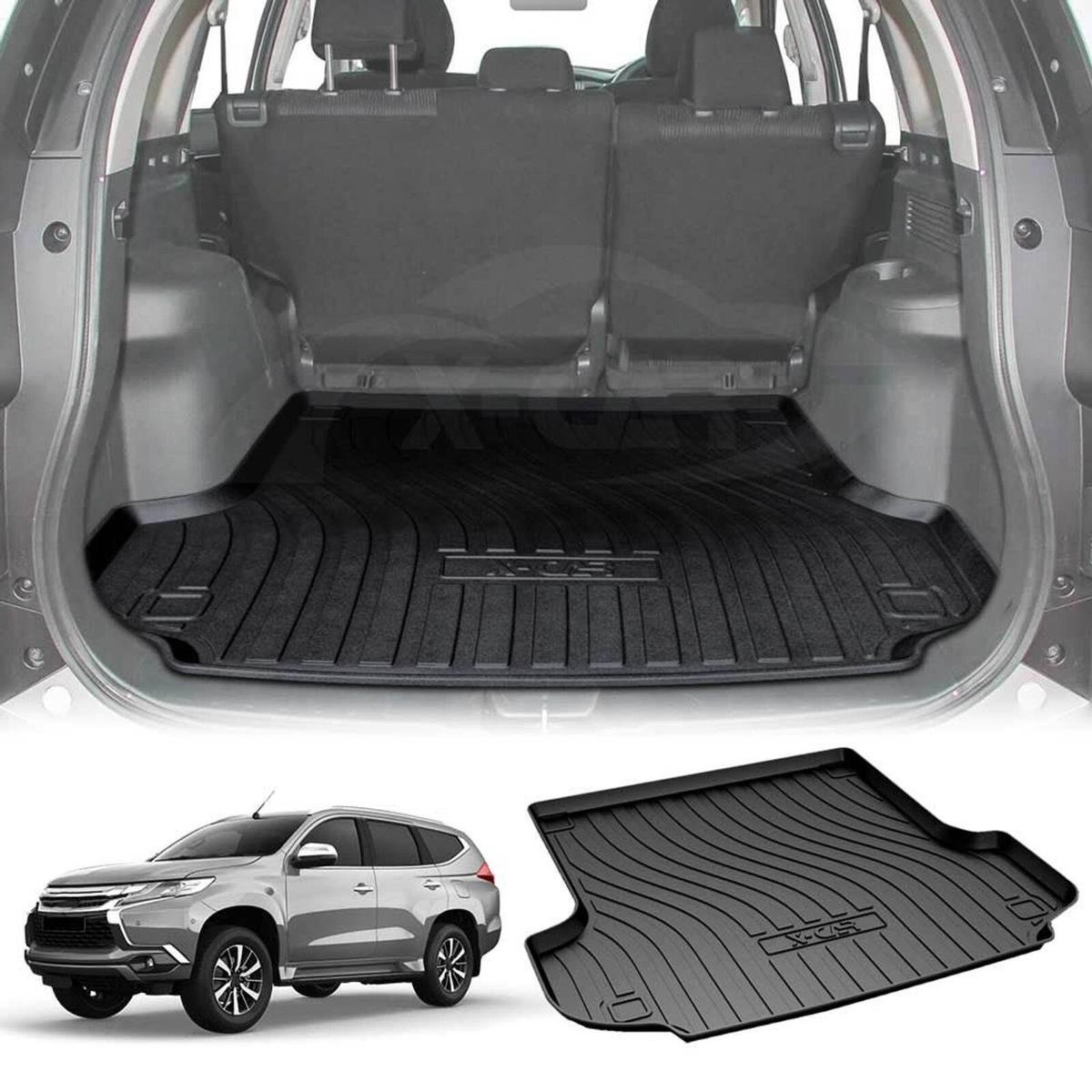 Boot Liner for Mitsubishi Pajero Sport 5 Seater Version 2015 2024 Cargo Trunk Cover Mat Luggage Tray Bunnings Australia