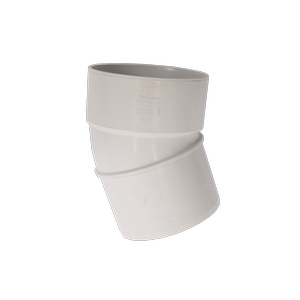 Holman 100mm 22° Male and Female PVC DWV Plain Bend