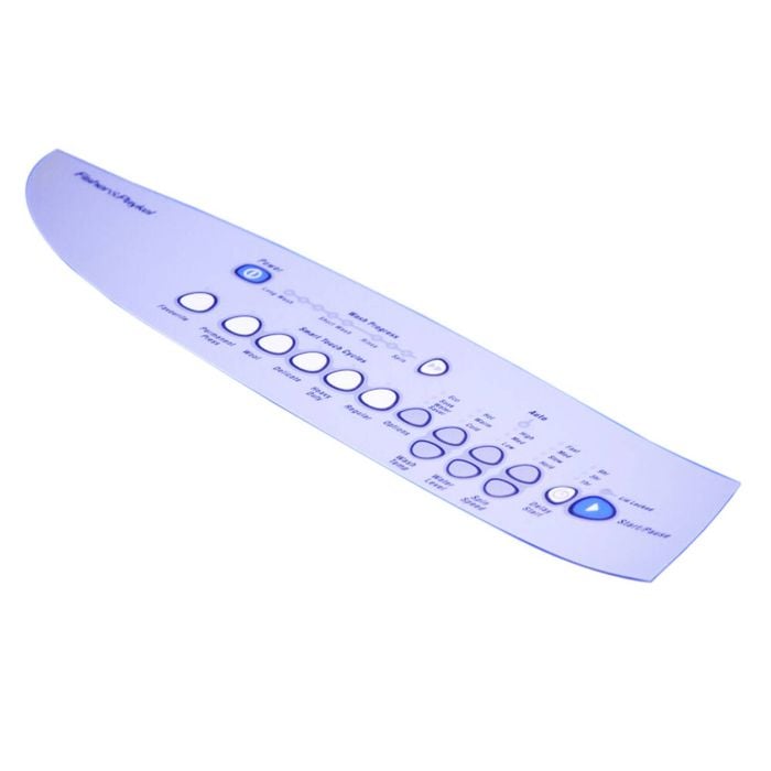 Fisher & Paykel Washing Machine Touch Panel Fascia Decal 421171