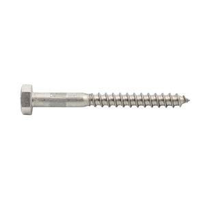 Zenith M12 x 200mm 316 Stainless Steel Coach Screw