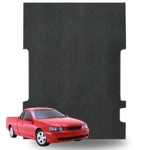 6D Diamond Ute Tub Mat for Ford Falcon Ute Single Cab (BA BF) 2002-2008-Black-Outback GT
