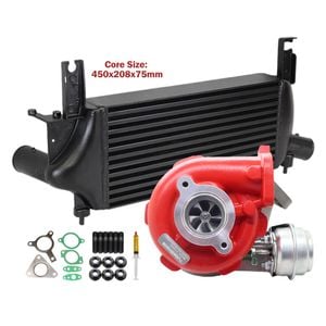 GEN1 High Flow Turbo Charger With 75mm Intercooler For Nissan Navara D40 YD25 2.5L 3 Bolts