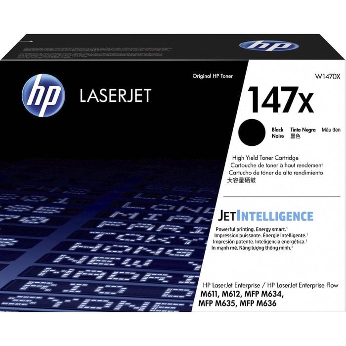 Hp 147x Original High Yield Laser Toner Cartridge - Black Pack - 25200 Pages
