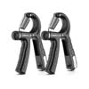 2 Pack Adjustable Hand Grip Strengthener for Hand Grip Strength and Wrist Rehabilitation (Resistance 5-60 kg)