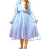 Elsa Costume Frozen 2 Girls Halloween Fancy Dress Cape Snowflake Blue
